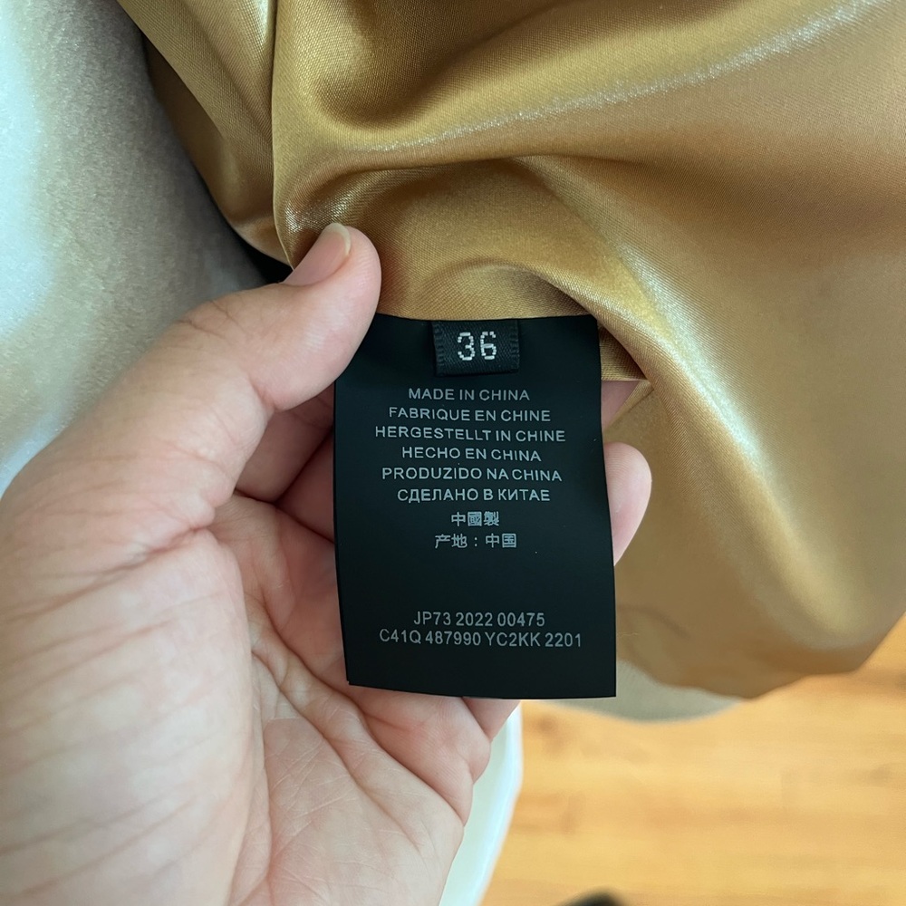 Celine Shimmering Gold Bomber Jacket - Picture 7 of 11